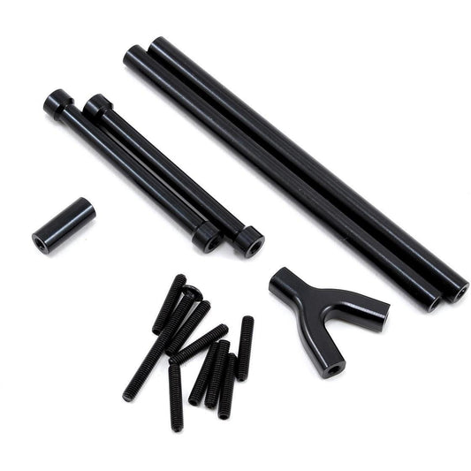 ST Racing Concepts SCX10 Aluminum Front & Rear Upper Suspension Link Set (Black)