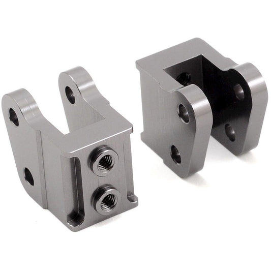 ST Racing Concepts Aluminum HD Bottom Shock Mount Set (2) (Gun Metal)