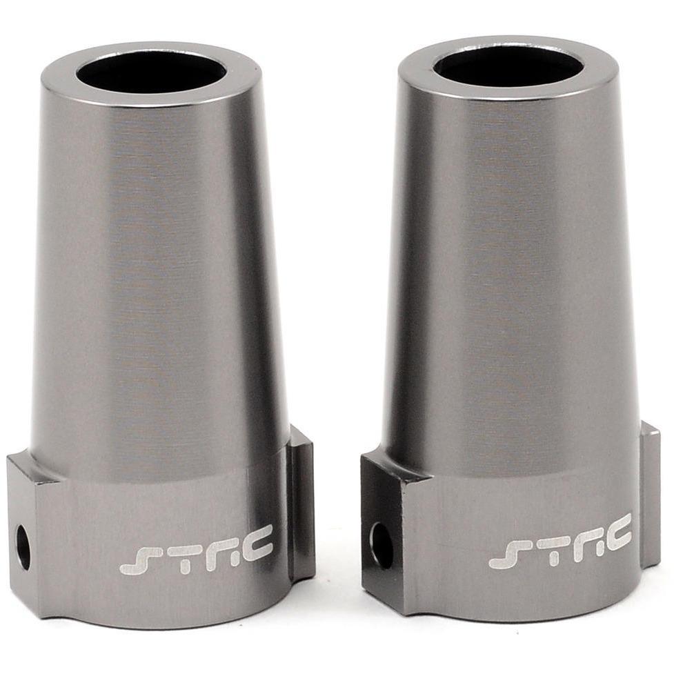 ST Racing Concepts Aluminum Rear Lock Out Set (Gun Metal) (2)