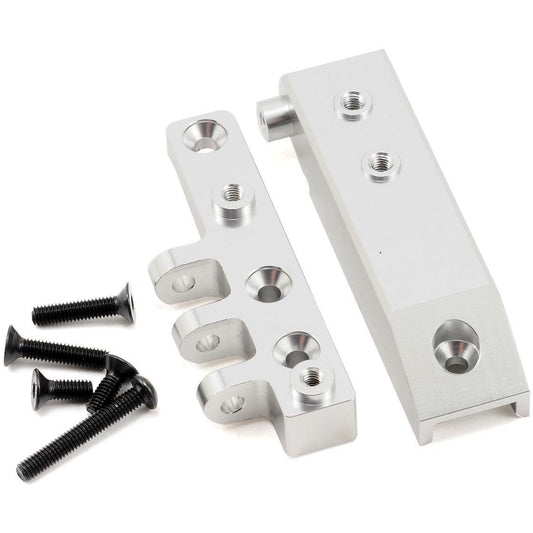 ST Racing Concepts Aluminum HD Front Servo Mount Block w/Upper Link Mount (Silver)
