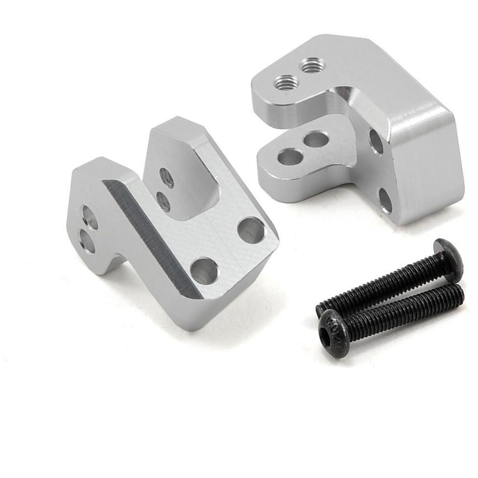 ST Racing Concepts HD Rear Lower Shock Mount Set (Silver) (2)