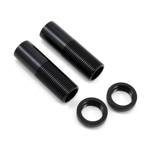 ST Racing Concepts Front Shock Body & Spring Collar Set (Black) (2)