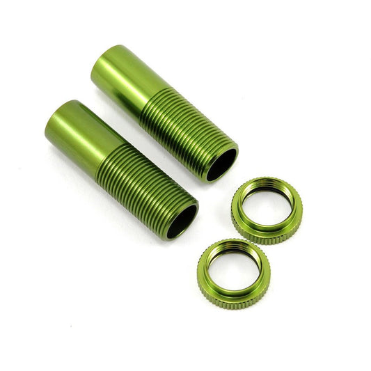 ST Racing Concepts Front Shock Body & Spring Collar Set (Green) (2)