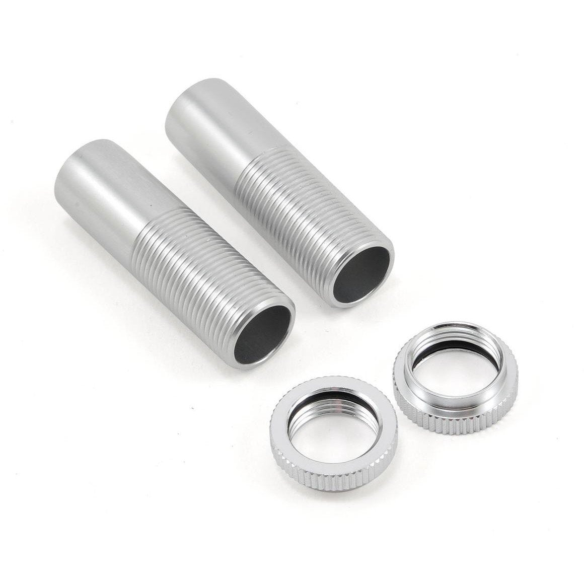 ST Racing Concepts Front Shock Body & Spring Collar Set (Silver) (2)