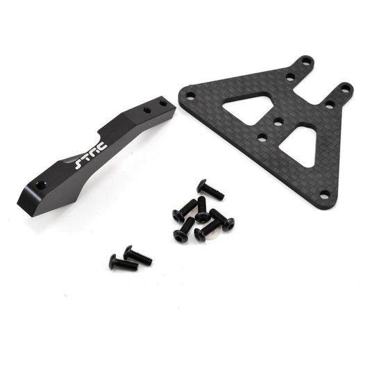 ST Racing Concepts Aluminum & Carbon Fiber Front Chassis Brace Kit (Black)