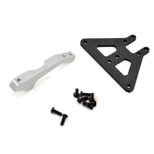 ST Racing Concepts Aluminum & Carbon Fiber Front Chassis Brace Kit (Silver)