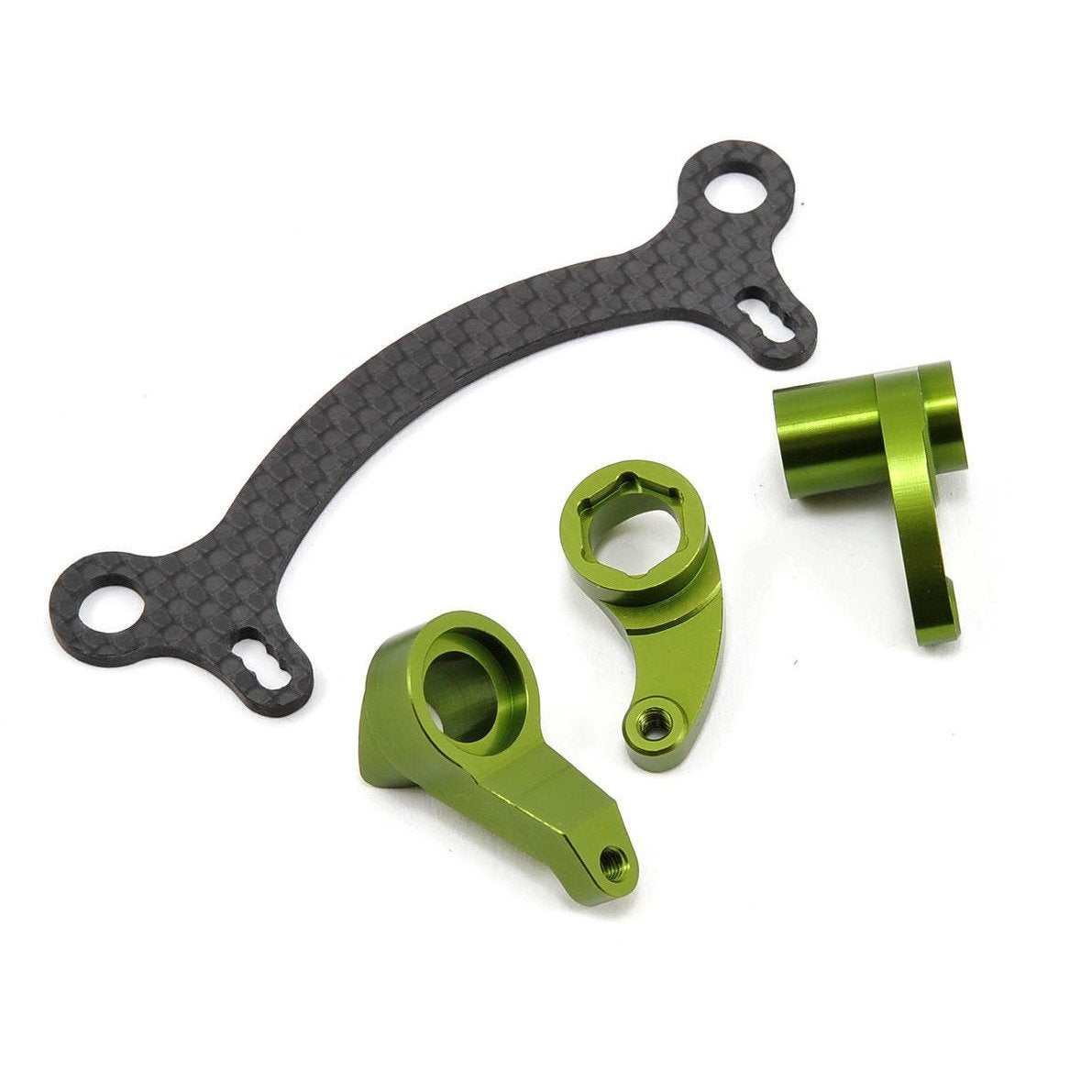 ST Racing Concepts Aluminum HD Steering System w/Graphite Steering Rack (Green)