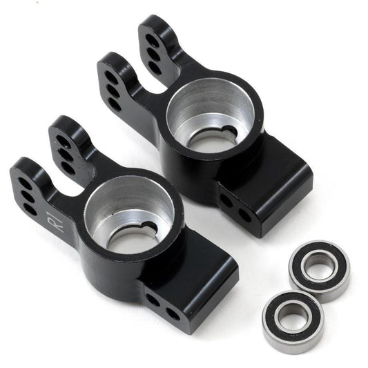 ST Racing Concepts 1° Rear Hub Carrier Set w/5x11mm Outer Bearings (Black)