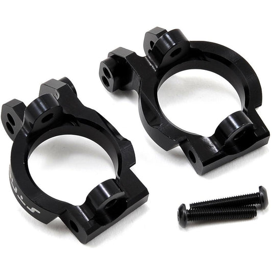 ST Racing Concepts Front Caster Block Set (Black) (2)