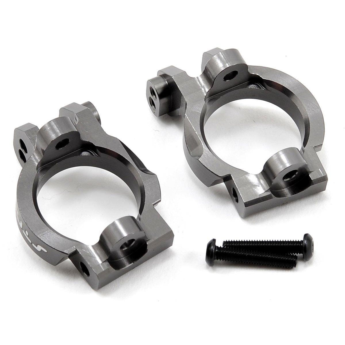 ST Racing Concepts Front Caster Block Set (Gun Metal) (2)