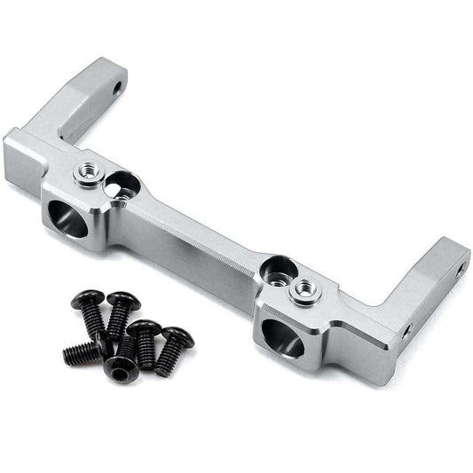 ST Racing Concepts SCX10 Aluminum Jeep Wrangler Front Bumper Mount (Silver)