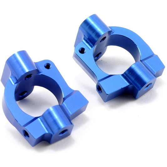 ST Racing Concepts Aluminum HD Caster Block Set (Blue) (2)