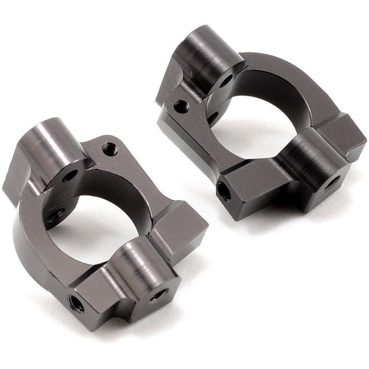 ST Racing Concepts Aluminum HD Caster Block Set (Gun Metal) (2)