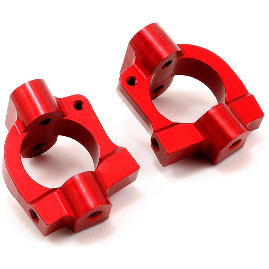 ST Racing Concepts Aluminum HD Caster Block Set (Red) (2)