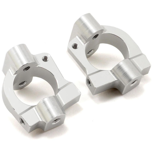 ST Racing Concepts Aluminum HD Caster Block Set (Silver) (2)