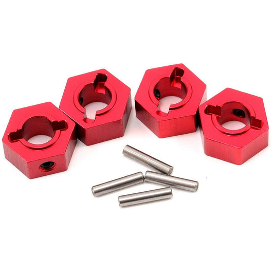 ST Racing Concepts Aluminum Hex Adapter & Drive Pin Set (Red) (4)