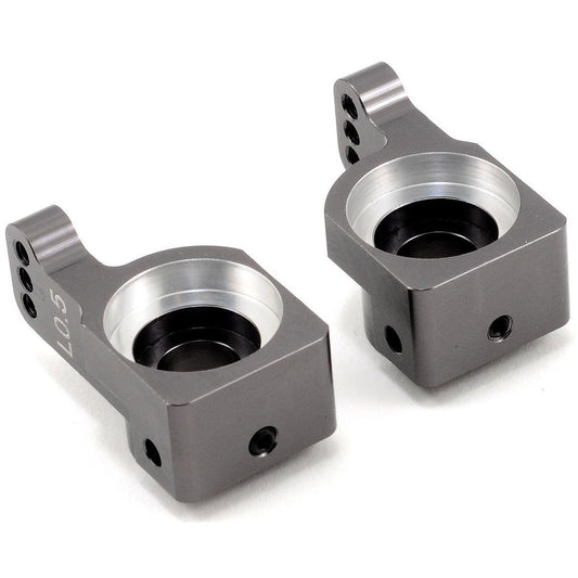 ST Racing Concepts Aluminum 0.5° Rear Hub Carrier Set (Gun Metal) (2)