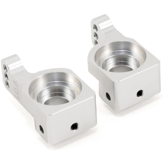 ST Racing Concepts Aluminum 0.5° Rear Hub Carrier Set (Silver) (2)
