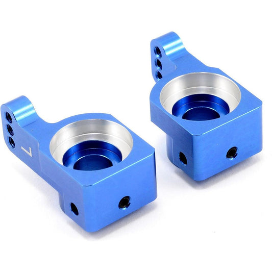 ST Racing Concepts Aluminum Rear Hub Carrier Set (Blue) (2)