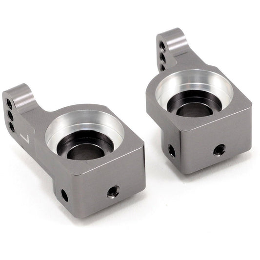 ST Racing Concepts Aluminum Rear Hub Carrier Set (Gun Metal) (2)