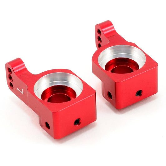 ST Racing Concepts Aluminum Rear Hub Carrier Set (Red) (2)