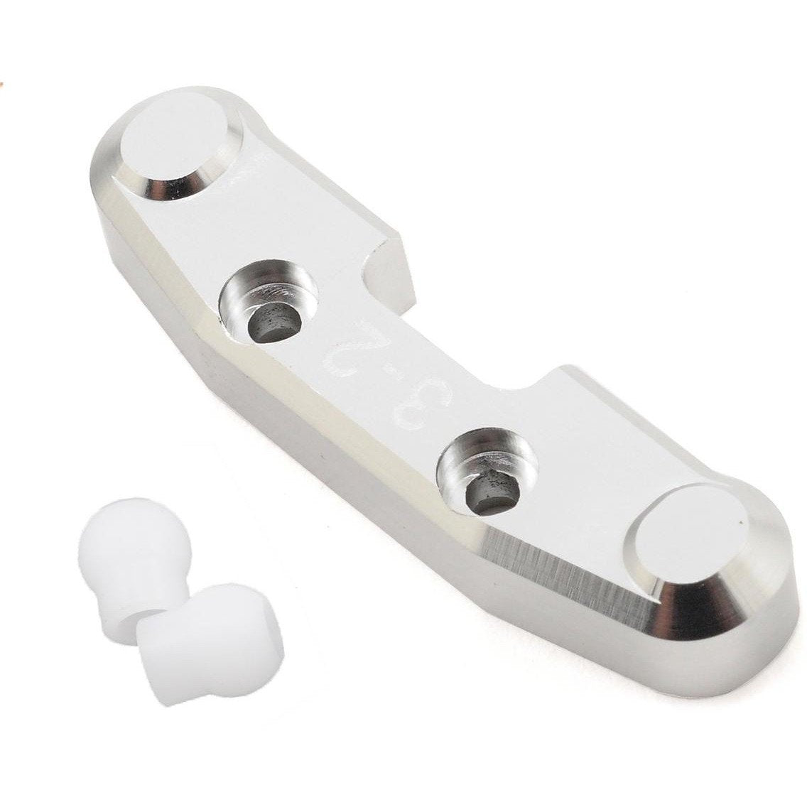 ST Racing Concepts Aluminum "3-2" Rear Arm Mount w/Delrin Inserts (Silver)