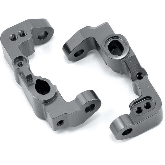 ST Racing Concepts B5/B5M Aluminum Front Caster Block (2) (Gun Metal)