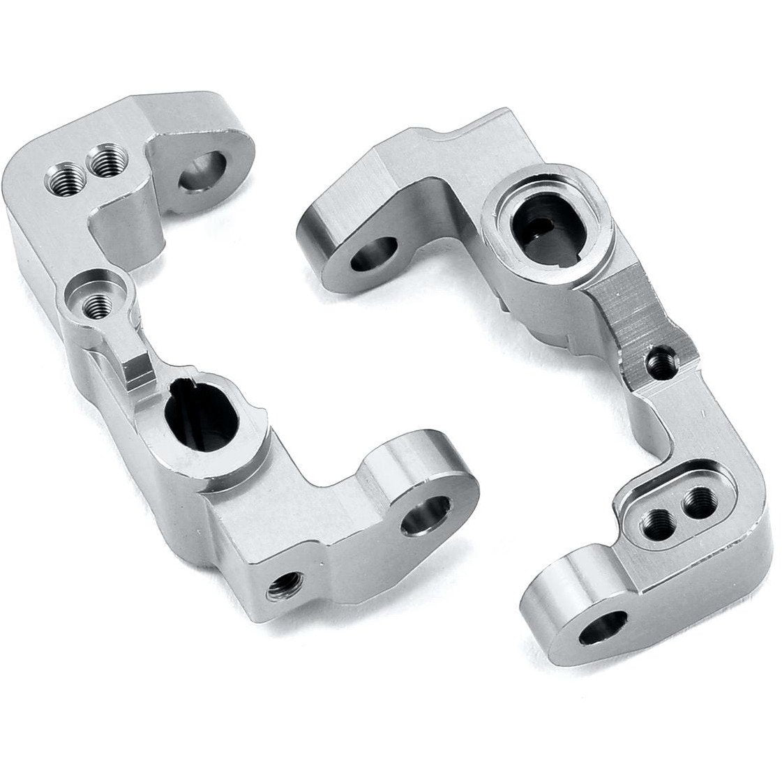 ST Racing Concepts B5/B5M Aluminum Front Caster Block (2) (Silver)