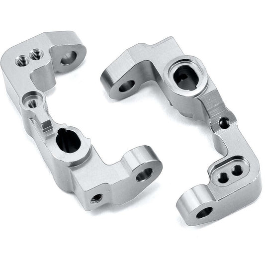 ST Racing Concepts B5/B5M Aluminum Front Caster Block (2) (Silver)