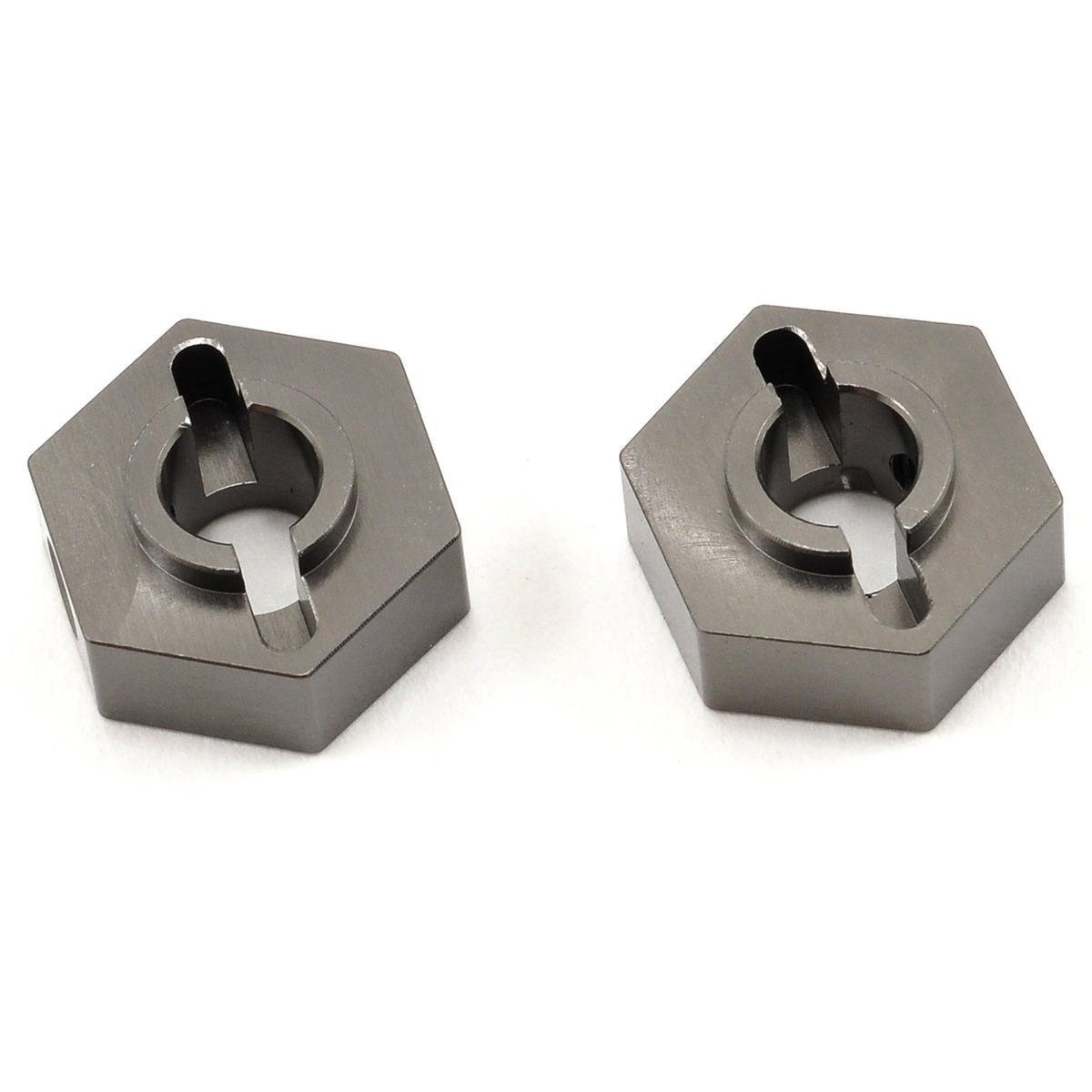 ST Racing Concepts Aluminum Rear Hex Adapter Set (Gun Metal) (2)