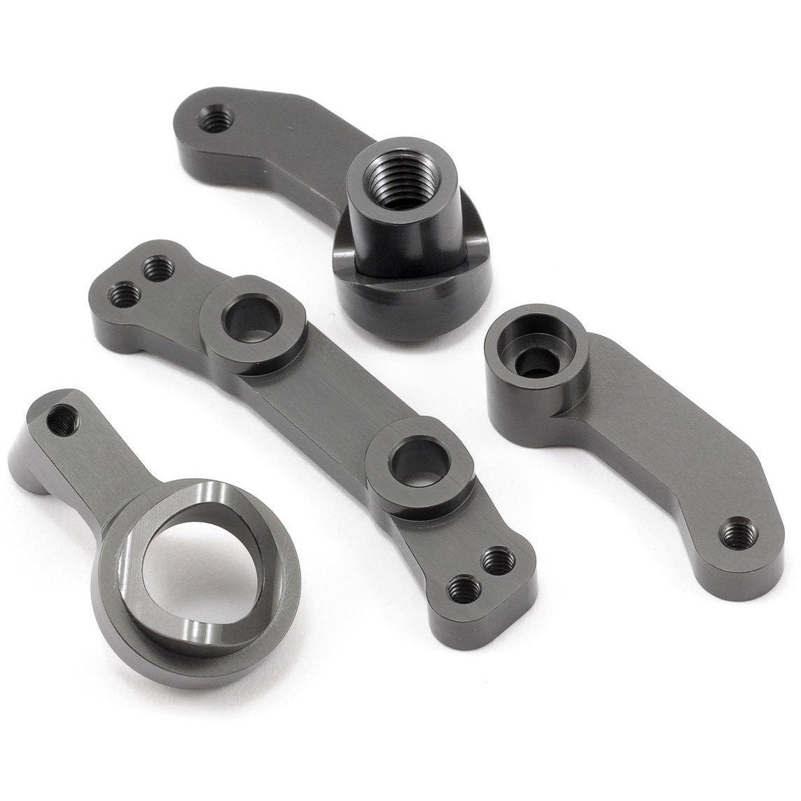 ST Racing Concepts Aluminum HD Steering Bellcrank Set (Gun Metal)