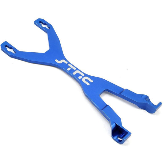 ST Racing Concepts Aluminum Battery Strap (Blue)