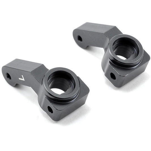 ST Racing Concepts Aluminum Inboard Bearing Steering Knuckles (Gun Metal) (2)