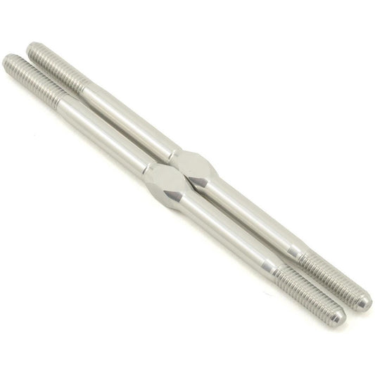 ST Racing Concepts 3x60mm Aluminum "Pro-Lite" Turnbuckle Set (Silver) (2)