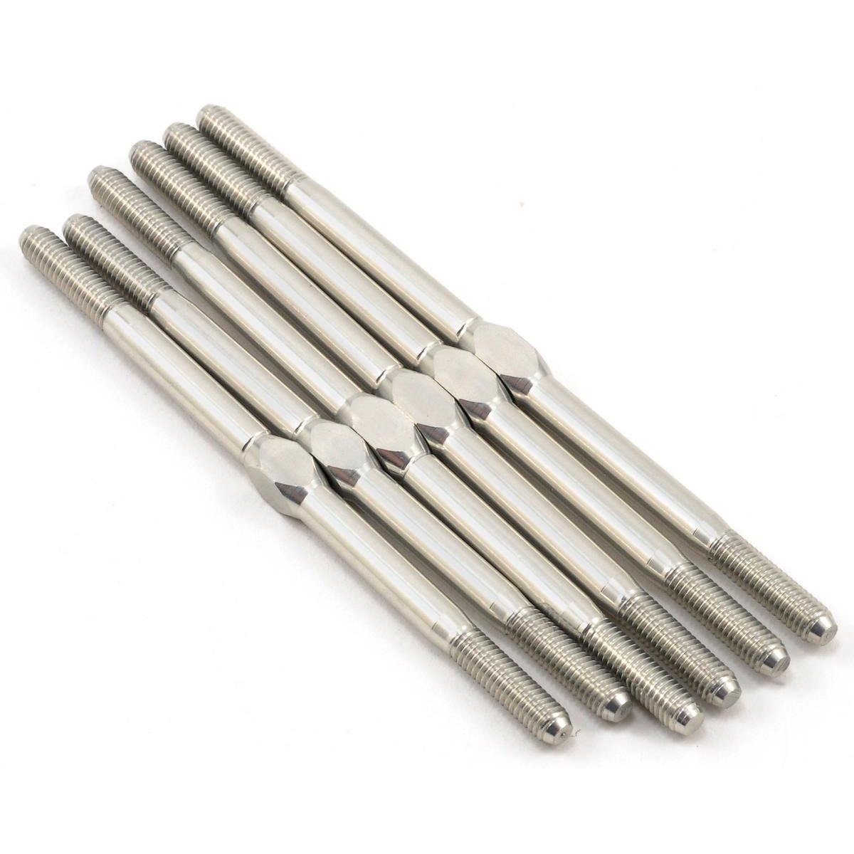 ST Racing Concepts Aluminum "Pro-Lite" Turnbuckle Kit (Silver) (6) (Blitz)