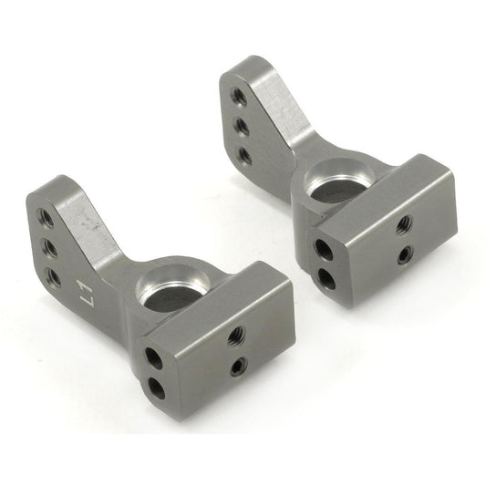ST Racing Concepts Aluminum VLA 1° Rear Hub Carrier Set (Gun Metal) (2)