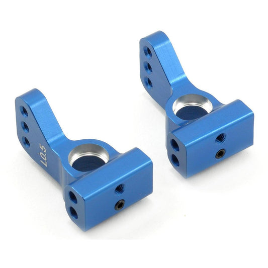ST Racing Concepts Aluminum VLA 0.5° Rear Hub Carrier Set (Blue) (2)