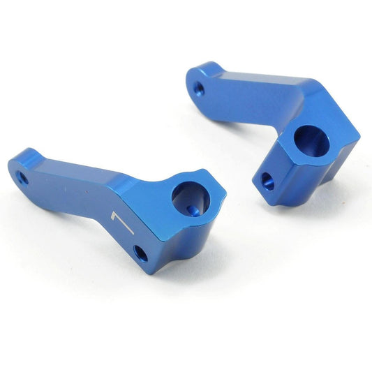 ST Racing Concepts Aluminum HD Front Steering Knuckle Set (Blue) (2)