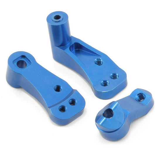 ST Racing Concepts Aluminum Steering Bellcrank Set (Blue)