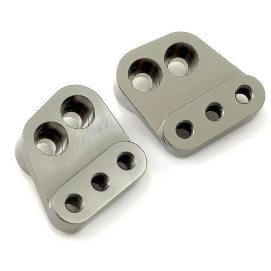 ST Racing Concepts Aluminum HD Rear Lower Shock Standoff Set (Gun Metal) (2)