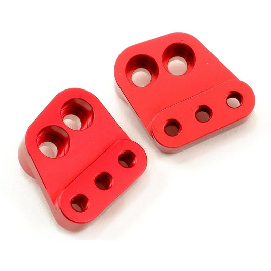 ST Racing Concepts Aluminum HD Rear Lower Shock Standoff Set (Red) (2)