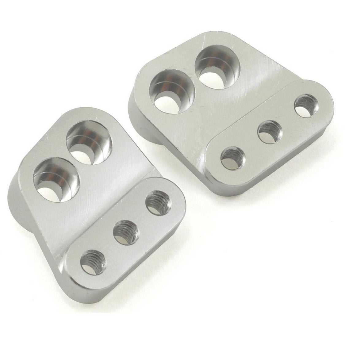ST Racing Concepts Aluminum HD Rear Lower Shock Standoff Set (Silver) (2)