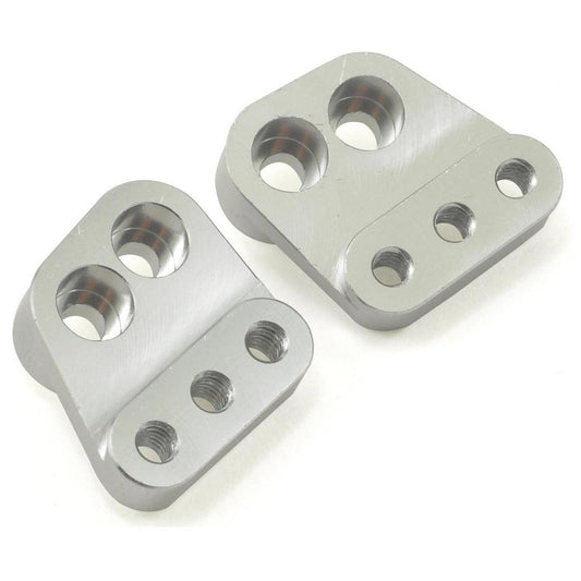 ST Racing Concepts Aluminum HD Rear Lower Shock Standoff Set (Silver) (2)