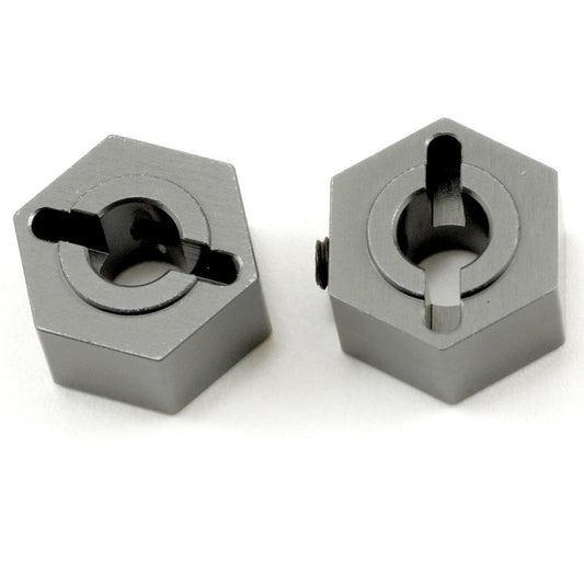 ST Racing Concepts Aluminum Rear Hex Adapters (Gun Metal) (2)