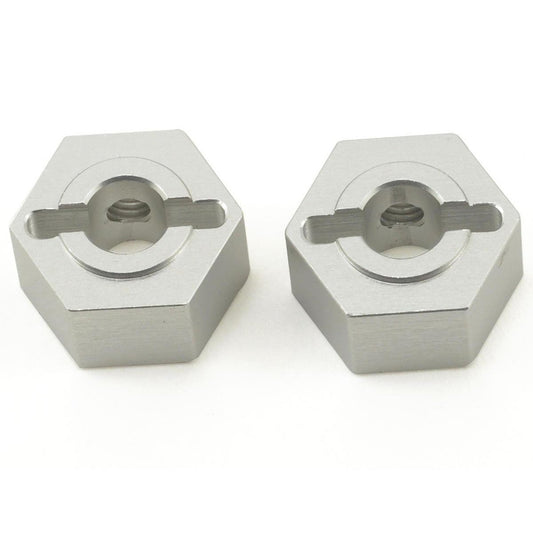 ST Racing Concepts Aluminum Rear Hex Adapters (Silver) (2)