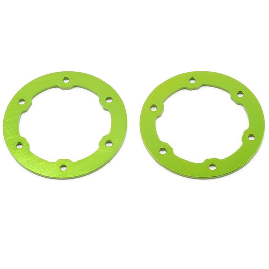 ST Racing Concepts Aluminum Beadlock Rings (Green) (2)