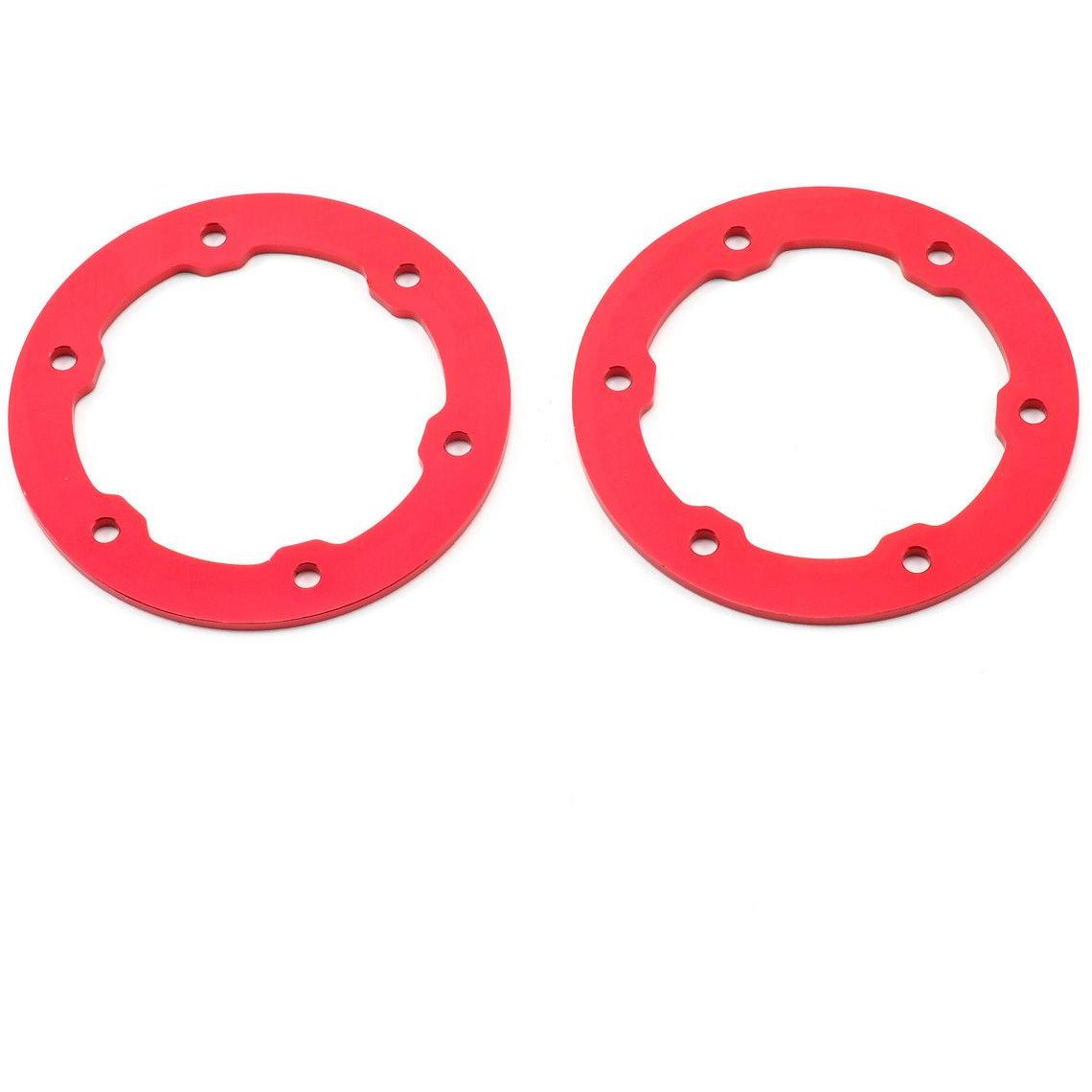 ST Racing Concepts Aluminum Beadlock Rings (Red) (2)