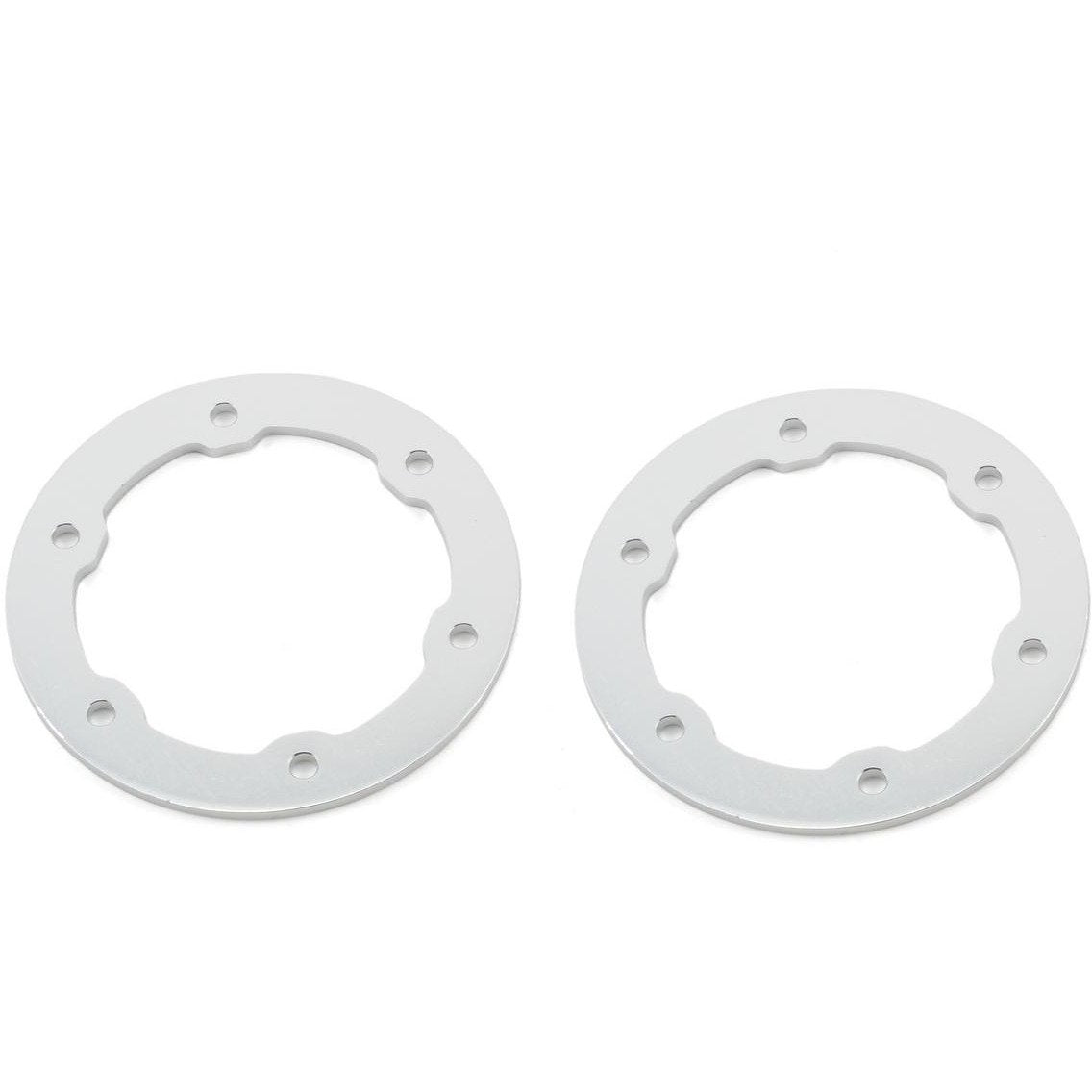 ST Racing Concepts Aluminum Beadlock Rings (Silver) (2)