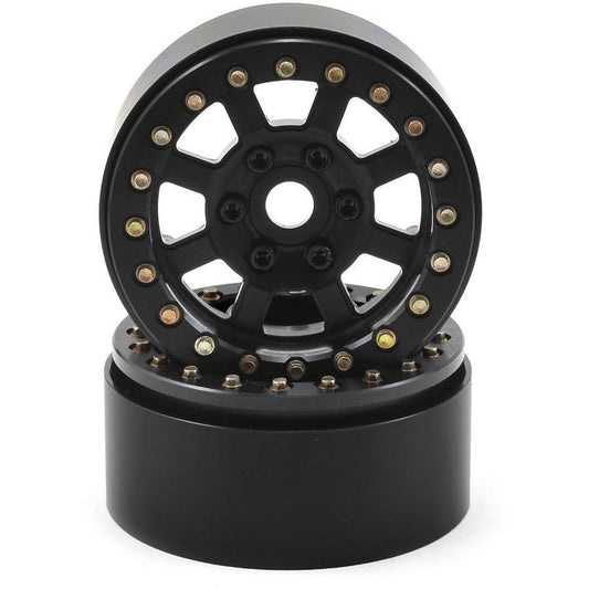 SSD RC Assassin 1.9" Beadlock Crawler Wheels (Black) (2)