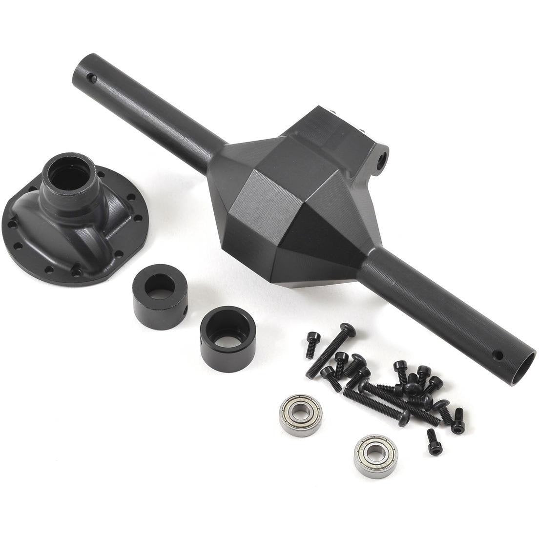 SSD RC SCX10 Diamond Rear Axle (Black)